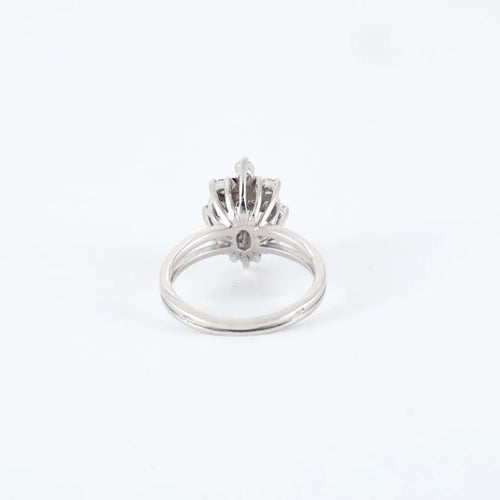 Bague 50 Bague Grenat Diamants 58 Facettes