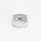 Bague 53 Bague en Or gris, diamants et saphir rose 58 Facettes ARL0991X2