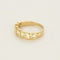 Bague 62 Bague motif tressé en or jaune 18k et diamants 58 Facettes DADB-07