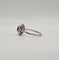 Bague 51 Bague or blanc sertie d’un rubis et diamants anciens 58 Facettes