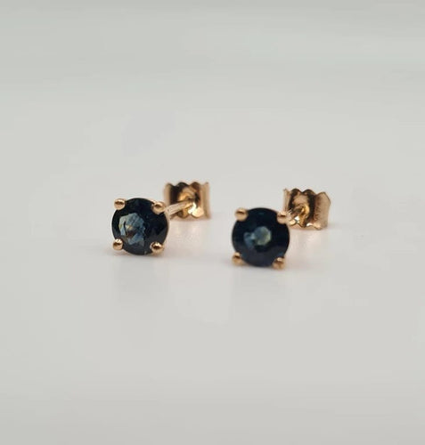 Boucles d'oreilles Boucles d’oreilles or rose et saphir 58 Facettes