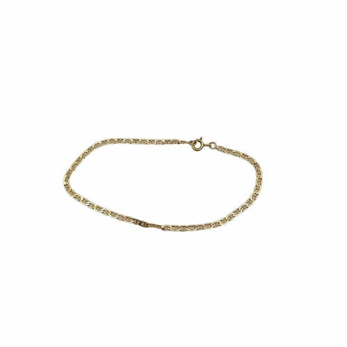 Gourmette or jaune 18 carats 58 Facettes