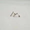 Boucles d'oreilles Boucles d’oreilles souples or blanc 18 carats serties de diamants 58 Facettes