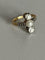Bague 50 Bague Or Jaune Platine Perle Diamants 58 Facettes 5032
