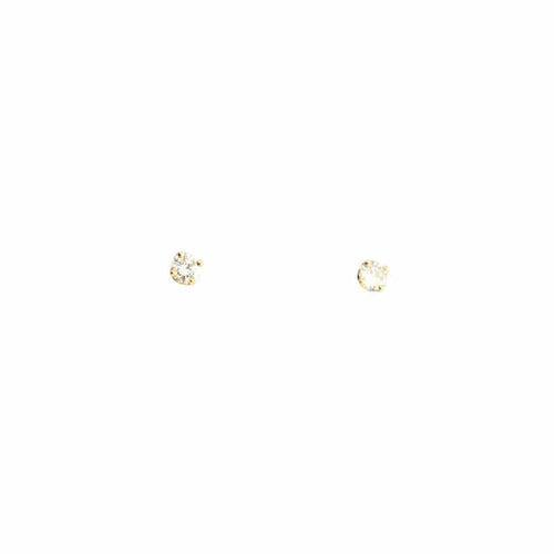 Boucles d'oreilles Boucles d'oreilles or jaune diamant 58 Facettes
