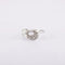 Bague 49 / Blanc/Gris / Or 585 Bague Solitaire Diamant 0.45 carat 58 Facettes 190128R