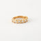 Bague 50 Bague Alliance Or jaune 14 carats Diamants 58 Facettes