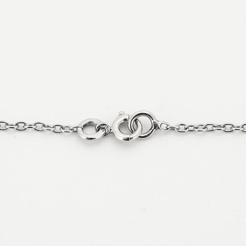 Collier Collier type négligé en or gris et diamants 58 Facettes MEA4702