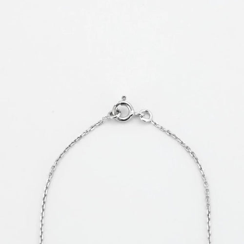 Collier Collier Or blanc Diamants 58 Facettes