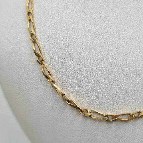 Collier Chaine or jaune 18 carats 58 Facettes