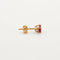 Boucles d'oreilles Boucles d'oreilles clous or jaune rubis 58 Facettes