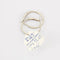 Boucles d'oreilles Créoles en or blanc diamants 58 Facettes