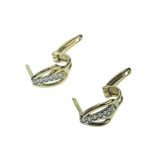 Boucles d'oreilles Boucles d’oreilles en or jaune 14K 1,73 g 58 Facettes 250161