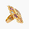 Bague 53 Bague Citrine Topazes Grenats 58 Facettes