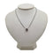Collier Collier or blanc 18 carats serti d'un diamant naturel certifié LFG 58 Facettes