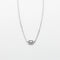 Collier Collier Or blanc Diamants 58 Facettes