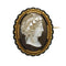 Broche Broche - Or, Camée Agate, Email 58 Facettes 250056R