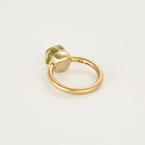 Bague 51.5 Pomellato - Bague Nudo Petit - Bague en or jaune et prasiolite 58 Facettes 58FC31-1