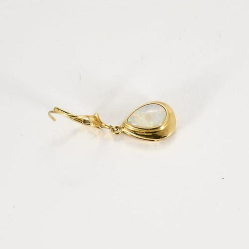 Boucles d'oreilles Boucles d'oreilles en or jaune et opale 58 Facettes CAE3451