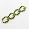 Boucles d'oreilles BOUCHERON - Demie-parure Or Jaune et Chrysoprases 58 Facettes