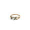 Bague 57 Bague Art déco en or jaune et or blanc sertie de diamants 58 Facettes 25038