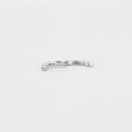Boucles d'oreilles Boucles d'oreilles or blanc 18 carats diamants 58 Facettes