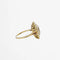 Bague 55 Bague Marguerite en or jaune saphir et diamants 58 Facettes