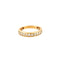 Bague 50 Bague Or jaune pavage Diamants 58 Facettes