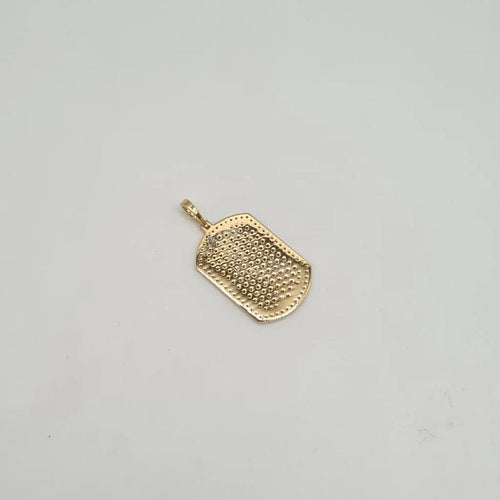 Pendentif Pendentif plaque or jaune serti de diamants 58 Facettes