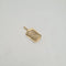 Pendentif Pendentif plaque or jaune serti de diamants 58 Facettes