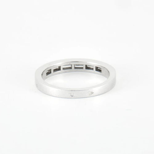 Bague 53 Bague en Or Blanc & diamants 58 Facettes