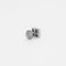 Boucles d'oreilles Boucles d’oreilles clous carrées en or blanc 18k et diamants 58 Facettes AB36