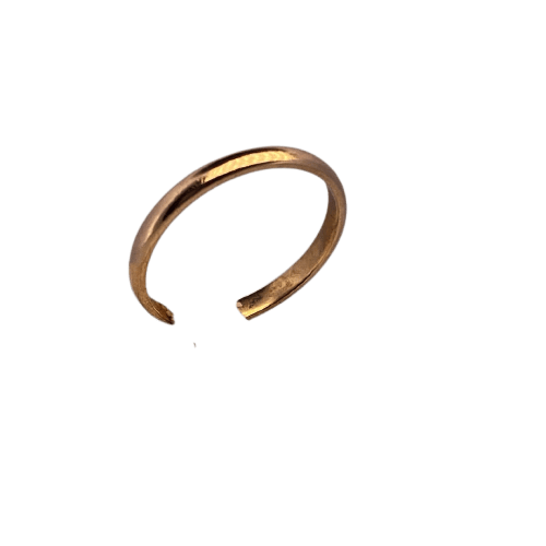 Bague 61 Alliance classique - Bague en or jaune 18K, taille 61 58 Facettes 250146
