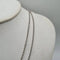 Collier Chaîne en or blanc 18 carats - 45 cm 58 Facettes