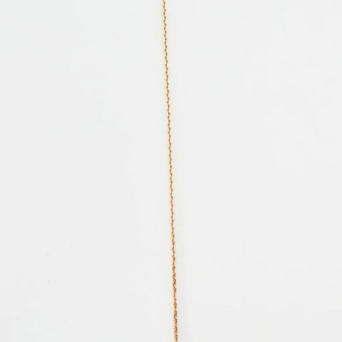 Collier Collier or rose serti de saphir multi-couleur 58 Facettes