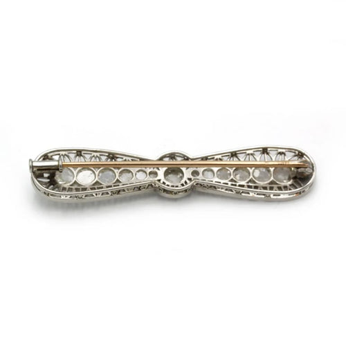 Broche Broche Belle Epoque - Or rose, Platine & Diamants 58 Facettes 250385R