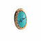 Boucles d'oreilles Boucles d'oreillles Turquoises ovales 58 Facettes
