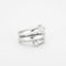 Bague 49 Bague en Or gris, diamants 58 Facettes