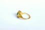 Bague 54 Bague bandeau émeraude et diamants en or jaune 18k 58 Facettes