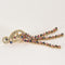 Boucles d'oreilles Boucles d'oreilles note de musique en or rose 18k et saphirs 58 Facettes N2984
