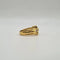 Bague 54 Bague or jaune 18 carats sertie de diamants 58 Facettes