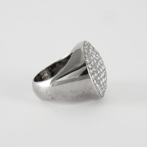 Bague 54 Bague en Or Blanc & diamants 58 Facettes