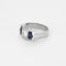 Bague 56.5 Bague en Or blanc 18k diamants et saphirs 58 Facettes PER0149