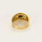 Bague 57 Bague bandeau en or jaune et saphir 58 Facettes PER0517