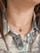 Pendentif Pendentif œil de tigre en or rose 18 carats 58 Facettes 691