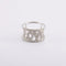 Bague 52 / Blanc/Gris / Or 750 Bague pavage Diamants 58 Facettes 210140R