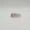 Bague 56 Bague or blanc 18 carats sertie de diamants 58 Facettes