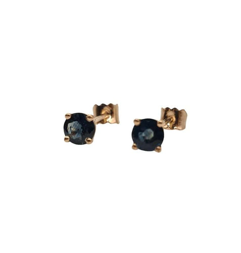 Boucles d'oreilles Boucles d’oreilles or rose et saphir 58 Facettes