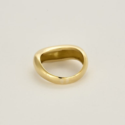 Bague 55 Bague mouvementée en or jaune 58 Facettes SENS2452X7