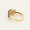 Bague 55.5 Bague en or jaune et améthystes 58 Facettes ALE4646